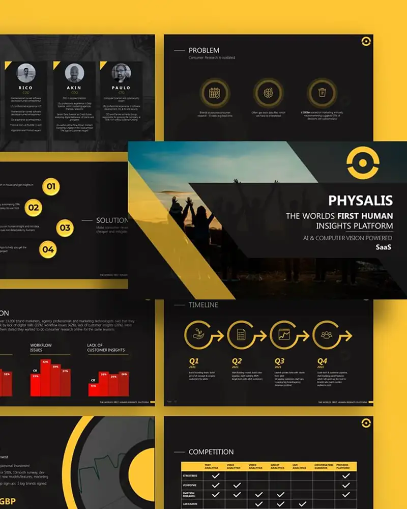Pitch Deck and Presentation Design
