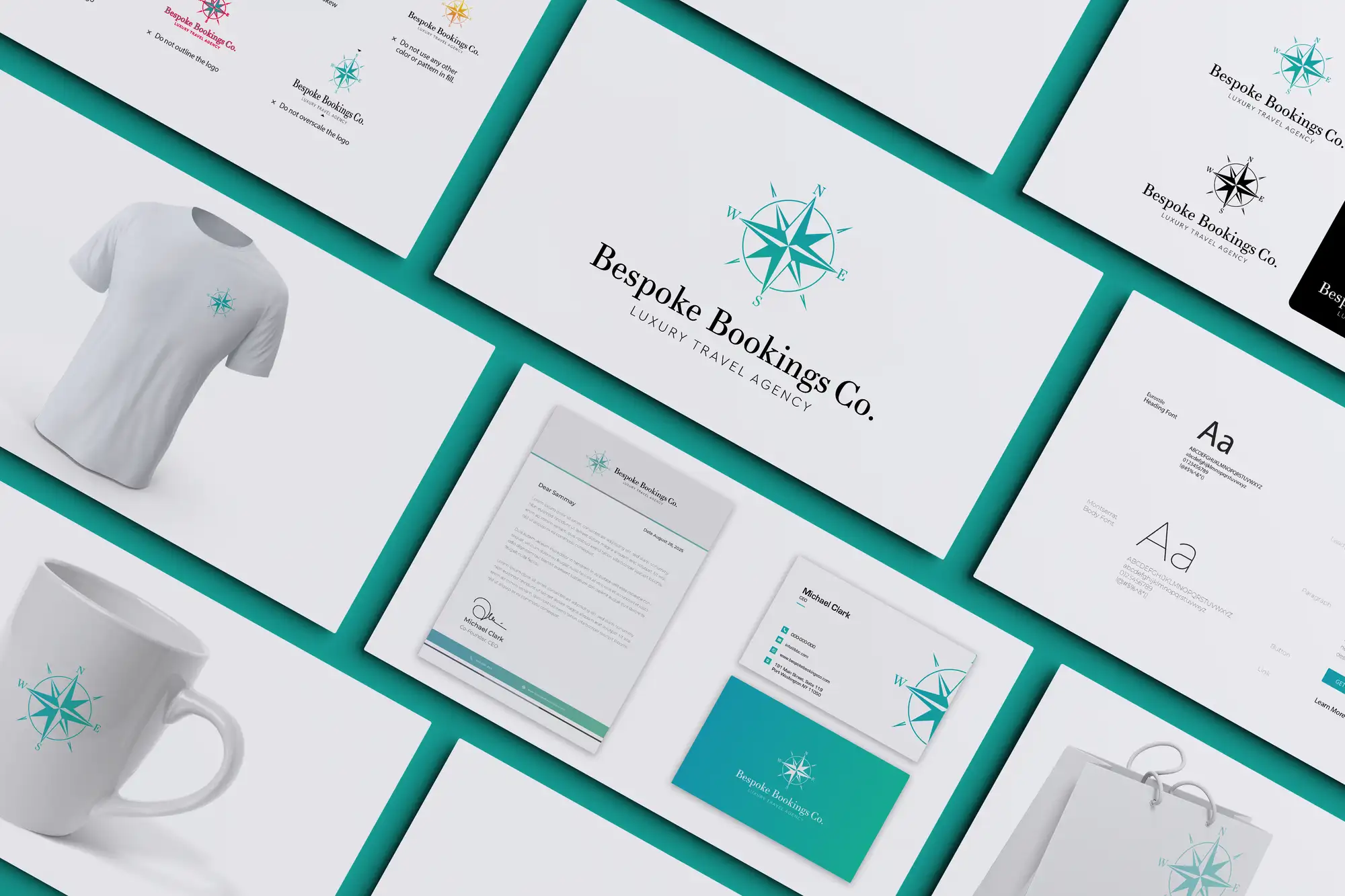 FRPROTECH brand identity and guidelines project showing logo, colour palette and typography system