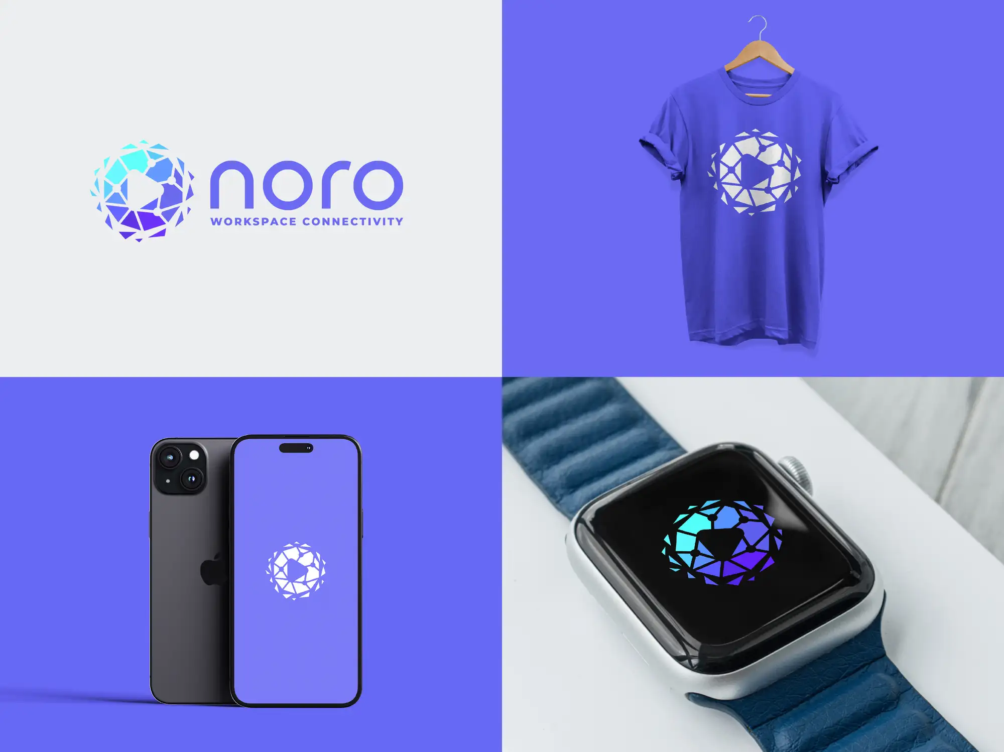 Modern startup logo design by FRPROTECH, illustrating what a logo design service for startups delivers — a clean, ownable custom logo with variations and file formats built for a young company on a tight budget