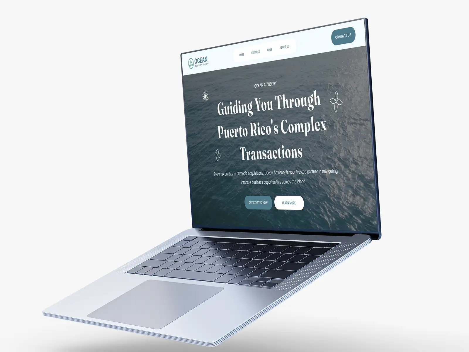 FRPROTECH high-converting landing page and website design for an advisory firm