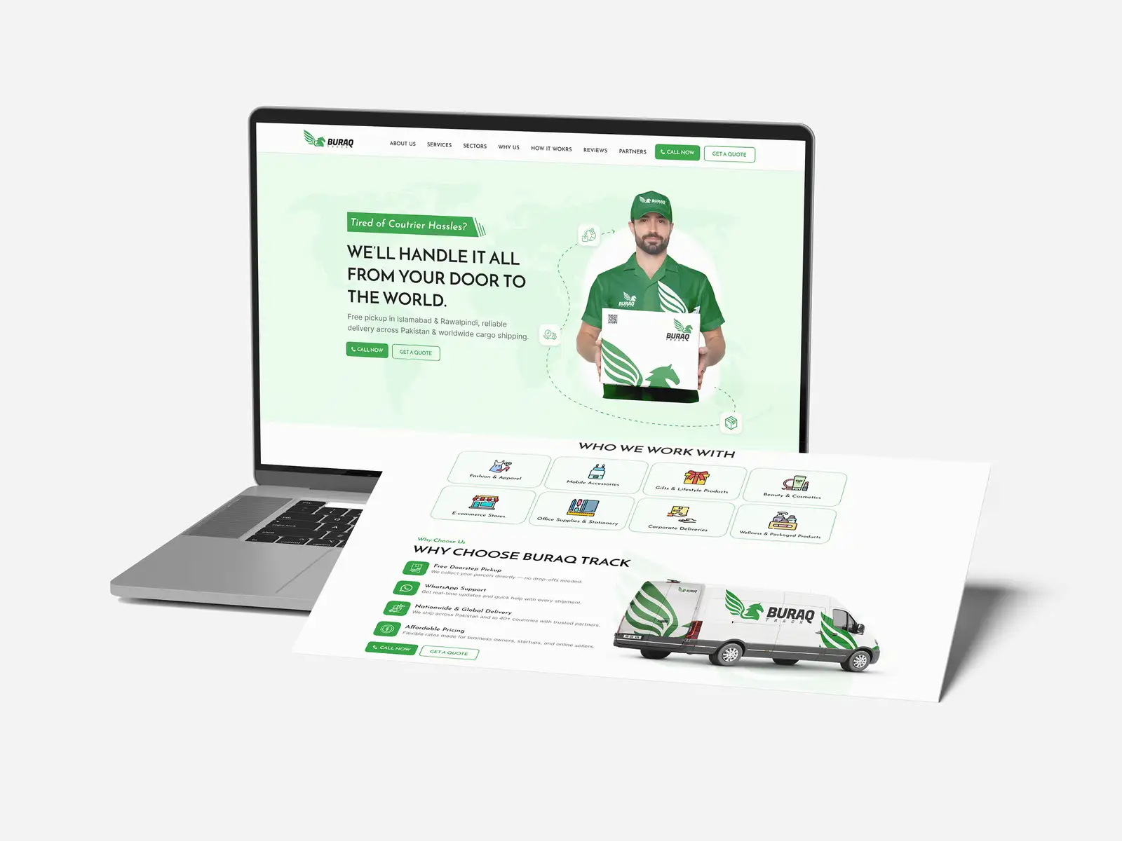 FRPROTECH UI/UX and product design project showing a consistent design system of reusable interface components, buttons, and layouts applied across a SaaS product