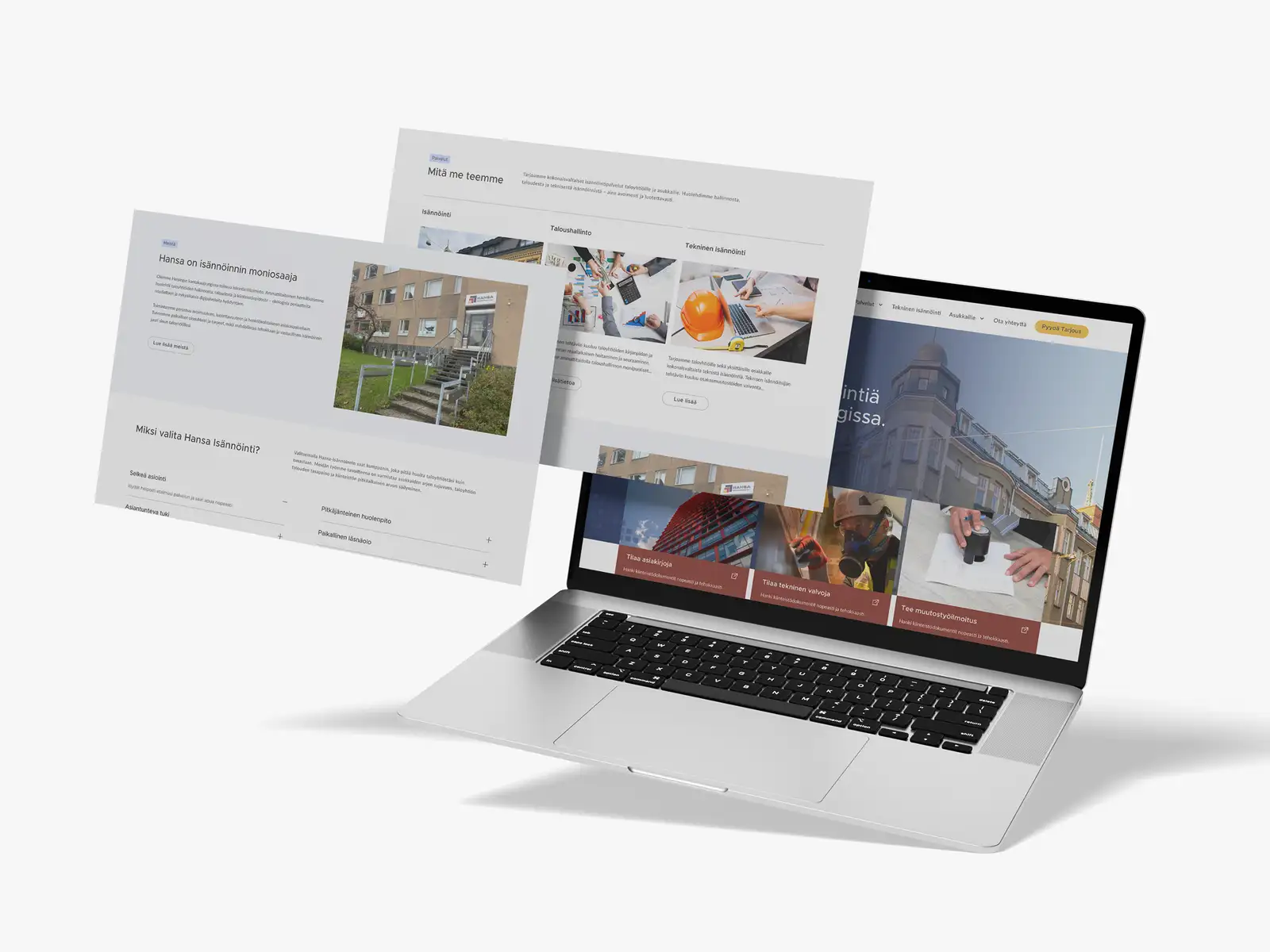 FRPROTECH web development project, a business website built and launched for a client