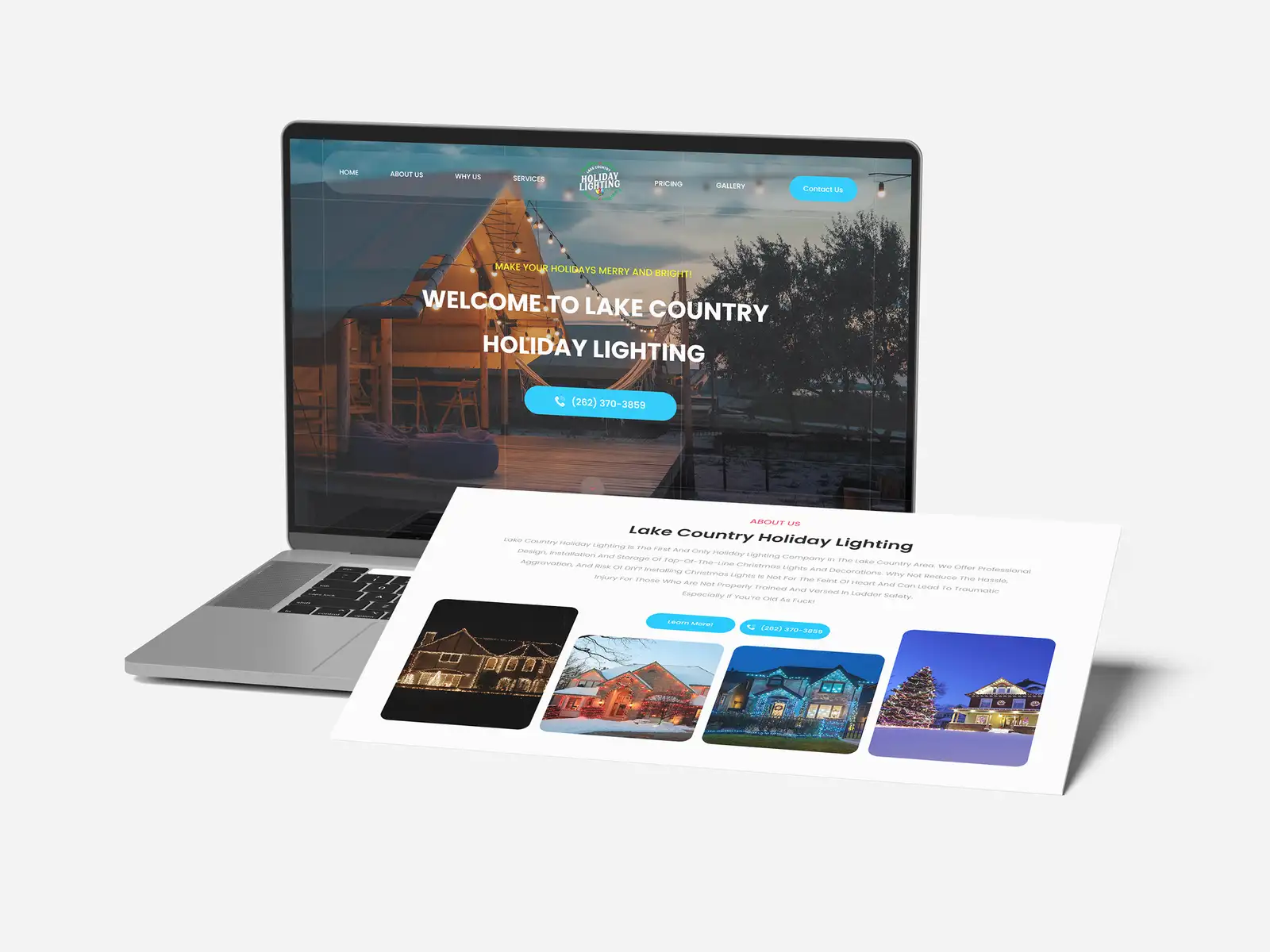 FRPROTECH custom website development project showing a polished, conversion-focused homepage layout